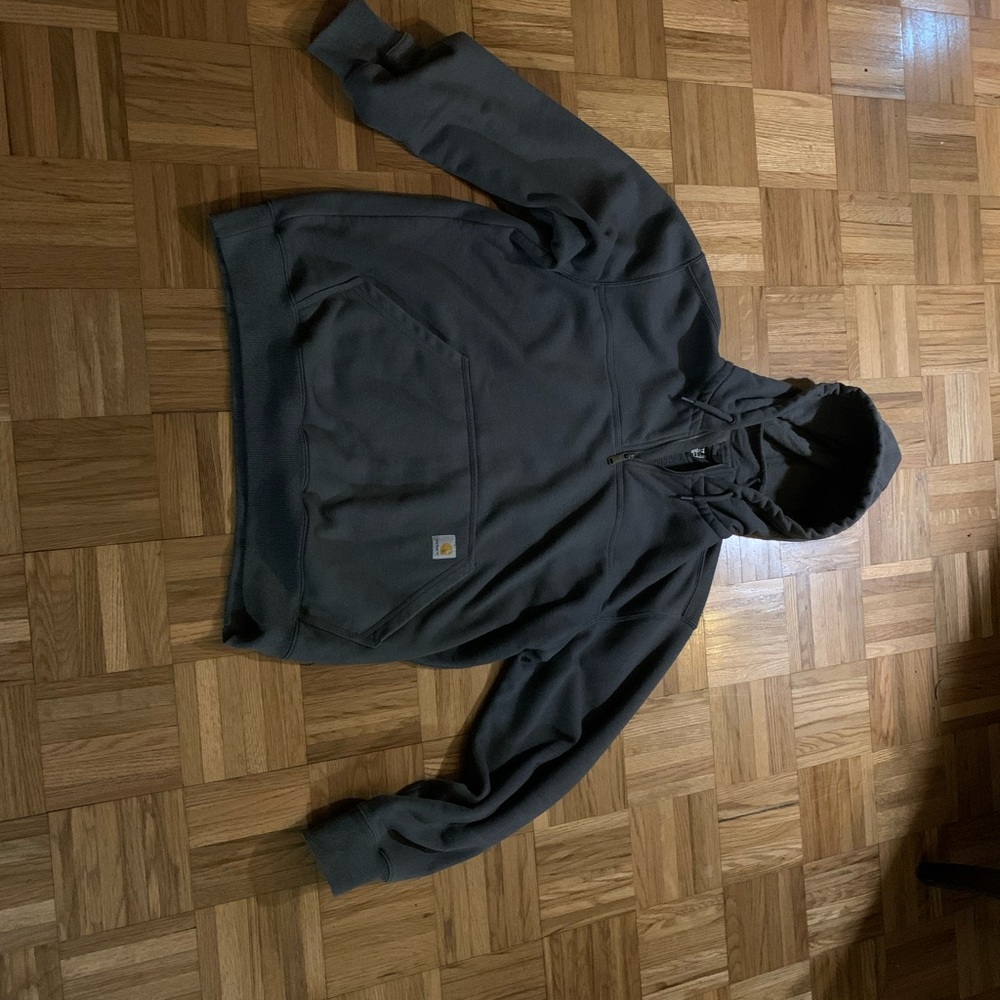 Carhartt Charcoal 1/4 Zip Hoodie